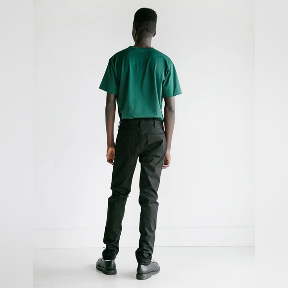 Acne Studios - Blå Konst Floragatan 13 Jeans in North Stay Black - Picture 2 of 8